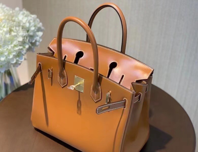 图片[8]-Birkin 30 Box 37金棕色 金扣 顶级全手缝～-高仿包包