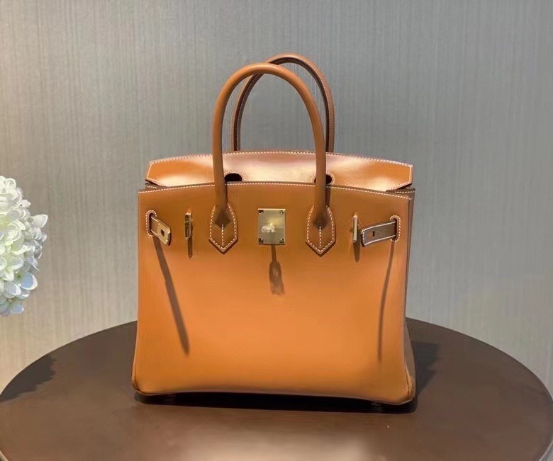 图片[3]-Birkin 30 Box 37金棕色 金扣 顶级全手缝～-高仿包包