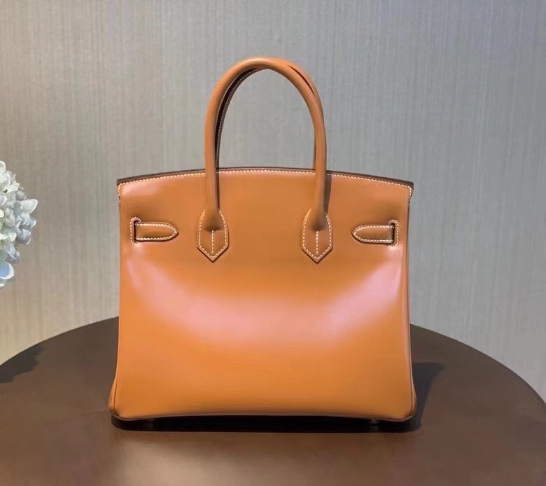 图片[2]-Birkin 30 Box 37金棕色 金扣 顶级全手缝～-高仿包包