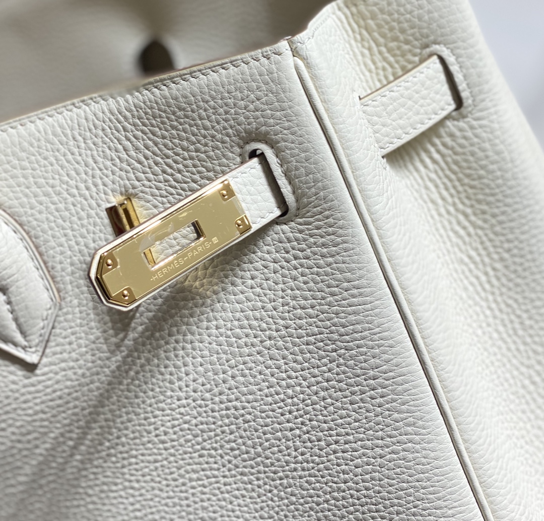Picture [7] - 'Platinum' ʜᴇʀᴍᴇs ʙɪʀᴋɪɴ 30/25𝕔𝕞 Gentle light color. ▫️ the main color scheme.Togo ➕ ➕ all steel hardware ➕ comparable to hand-sewn biker version Actual 30cm 9898090-High Faux Bags