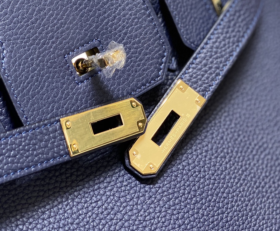Image [6]-𝑫𝒓𝒆𝒂𝒎 𝒃𝒂𝒈 ♥ Bɪʀ ᴋɪɴ Deep Blue ♡ High quality perfect machine stitching. / appearances of the highest frequency and the most bright is the Hermes platinum bag.30cm 909509025cm 9092090-High Faux Bags