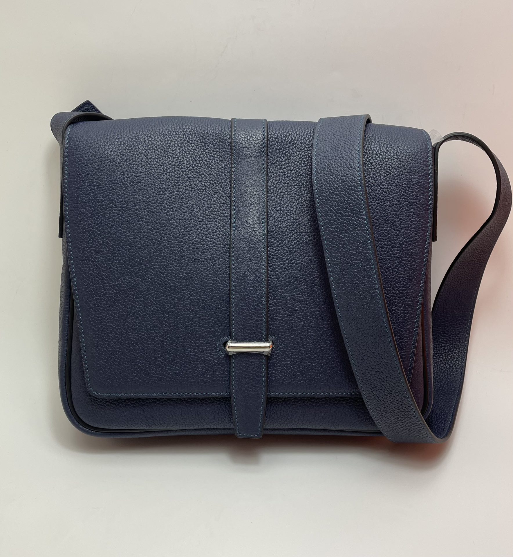 Men's Bag Crossbody Genuine Leather Messenger Bag Size 27x23x5 Cowhide Leather Superb 😎-High Fake Bags