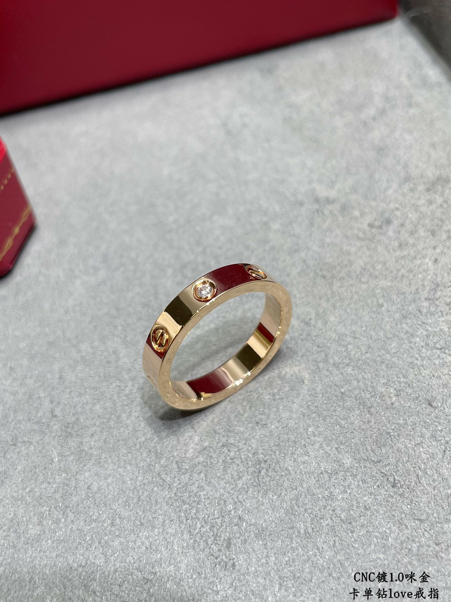 图片[4]-p190V金材质 码数678 卡地亚CNC窄版单钻love钉戒指💍最受欢迎的一款戒指💍💋💄 永恒经典 近年来很火 高端 高碳钻微镶嵌材质 一样的工艺 不一样的价格 真金质感-高仿包包