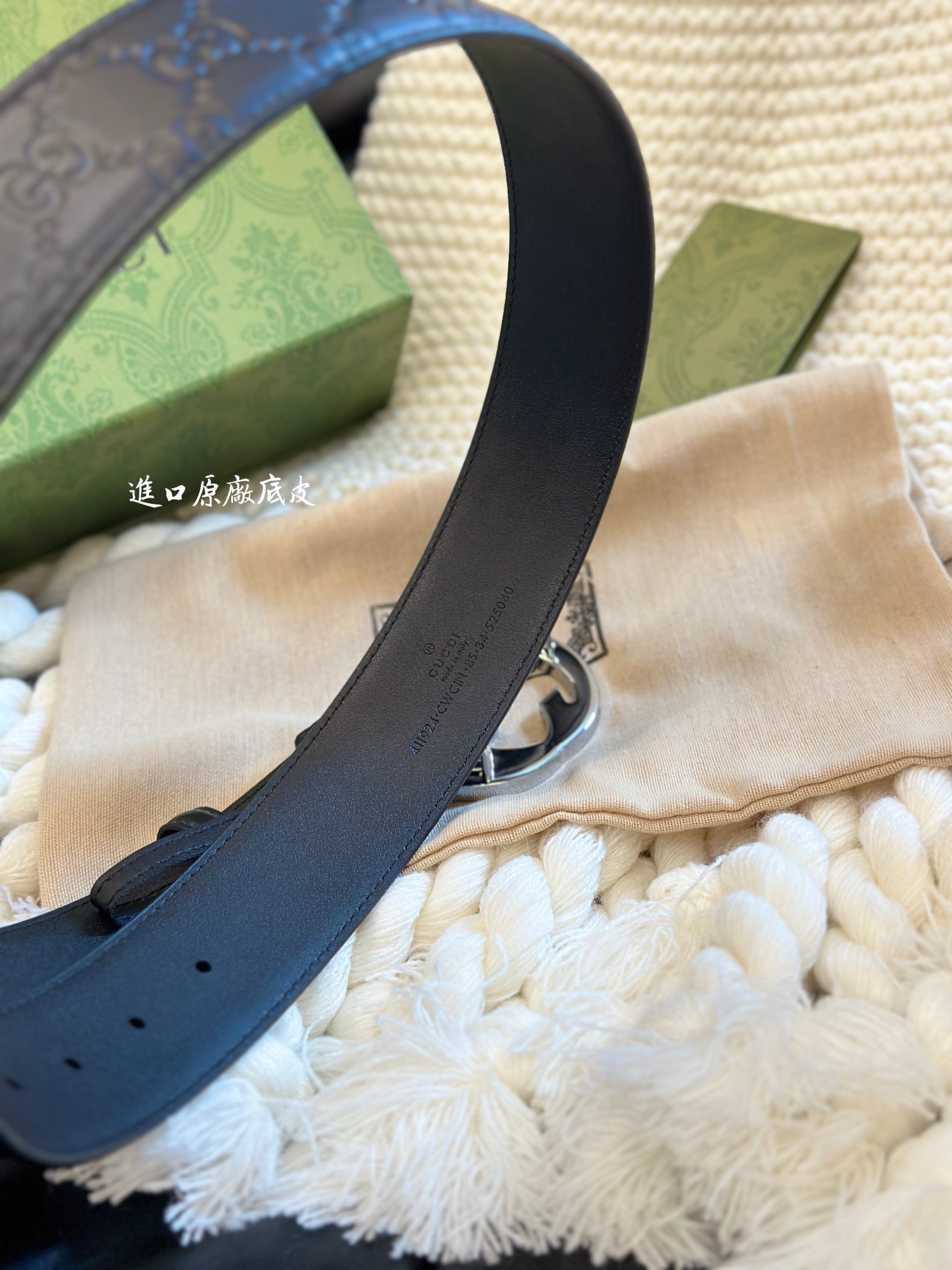 图片[6]-Gucci经典款头层压G花 專櫃同款 精品五金 进口 宽4.0cm 高质量-高仿包包
