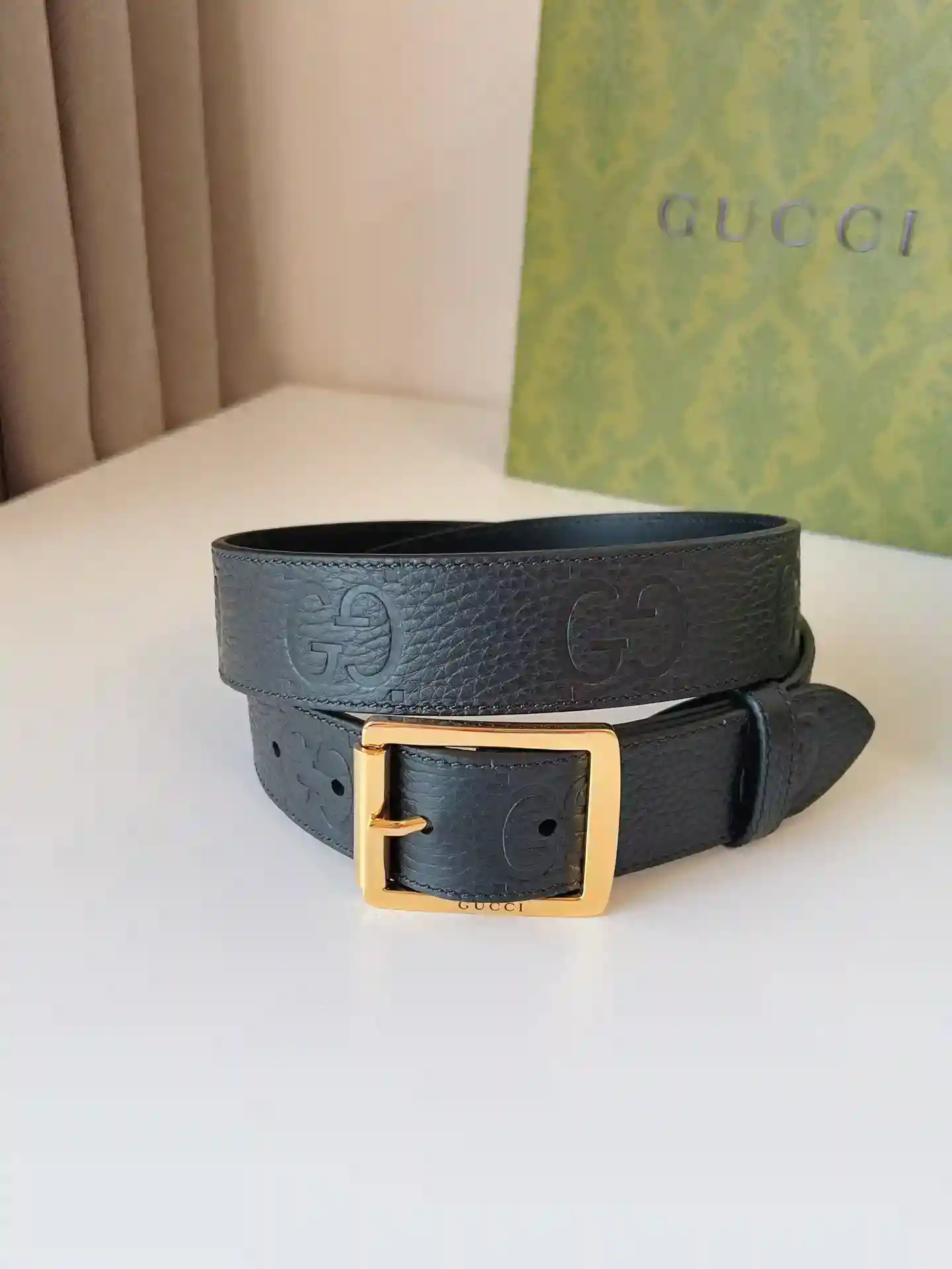 Picture [5]-Gucci 2024 Early Fall Collection Add ColorThis bright and eye-catching belt is crafted from GG rubber-effect leather with a palladium-toned buckle to inject a different charm into everyday looksFashionable, casual and versatileBelt width: 35mm-High-fashion bags