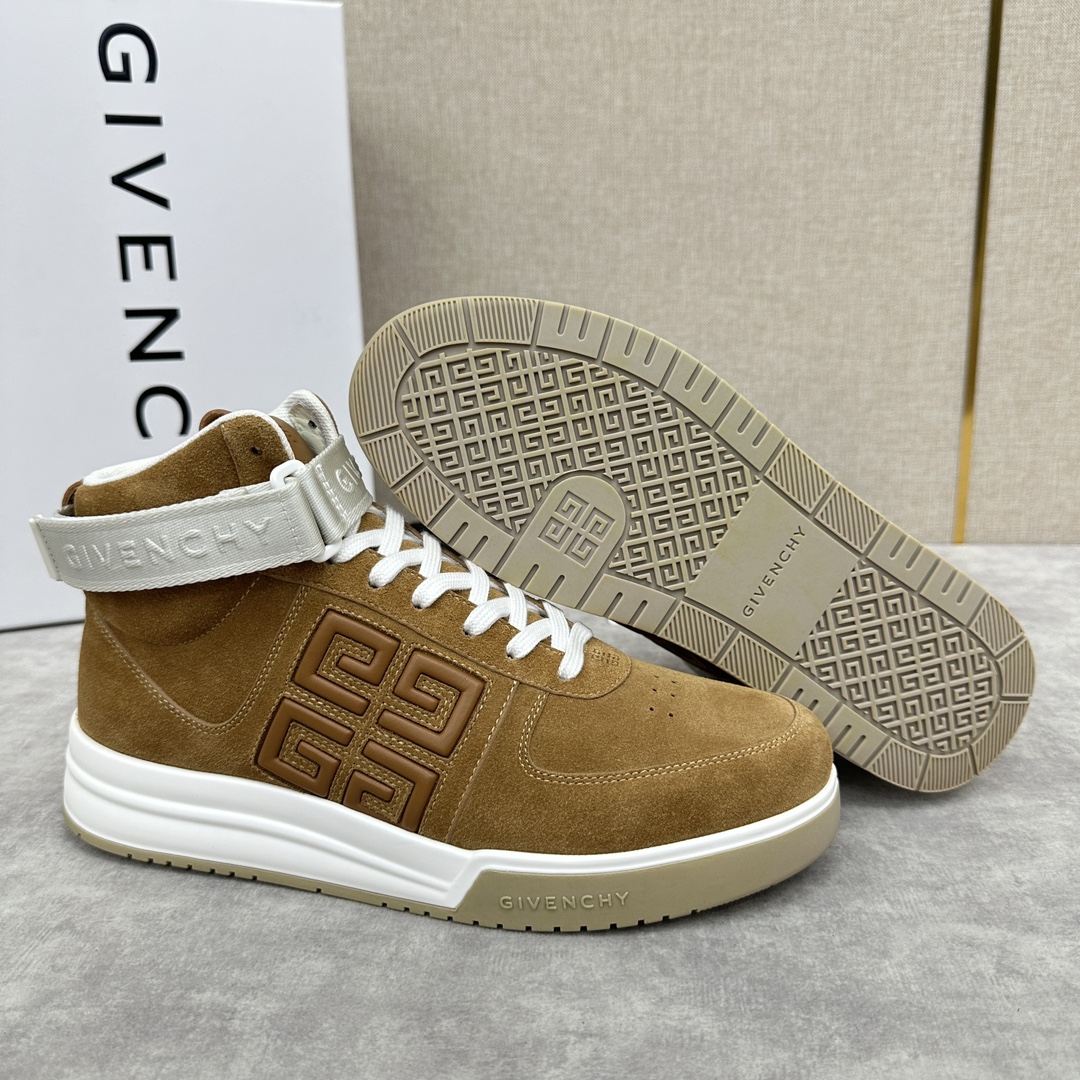 图片[8]-Givenchy 纪梵希   G4系列 高帮运动鞋高帮靴        进口光滑牛皮系带拼接撞色设计  踝部环饰可拆卸Givenchy LOGO织带饰侧面饰以4G LOGO 立体浮雕 搭配缝线       后跟饰片点缀Givenchy  LOGO        鞋舌饰以Givenchy  LOGO和4G LOGO        原版双色注塑外底饰以Givenchy  LOGO和4G LOGO细节 Givenchy  LOGO内底      鞋帮搭配注塑鞋底    全牛皮打造   七色🉑选  标准专柜码数：39～44#   （38.45🉑️定做）  P¥960-高仿包包