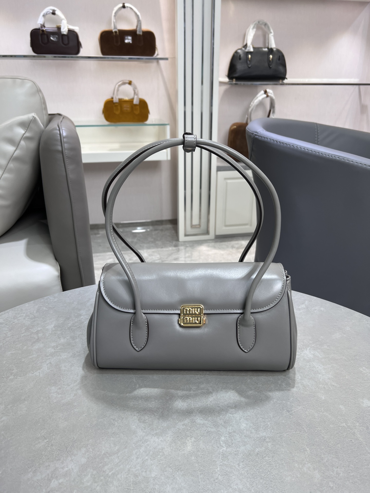 P1720 fall and winter baguette long handle bag ~ Size: W28 × H16 × D8cm No.: 5BB265-High-fashion bags