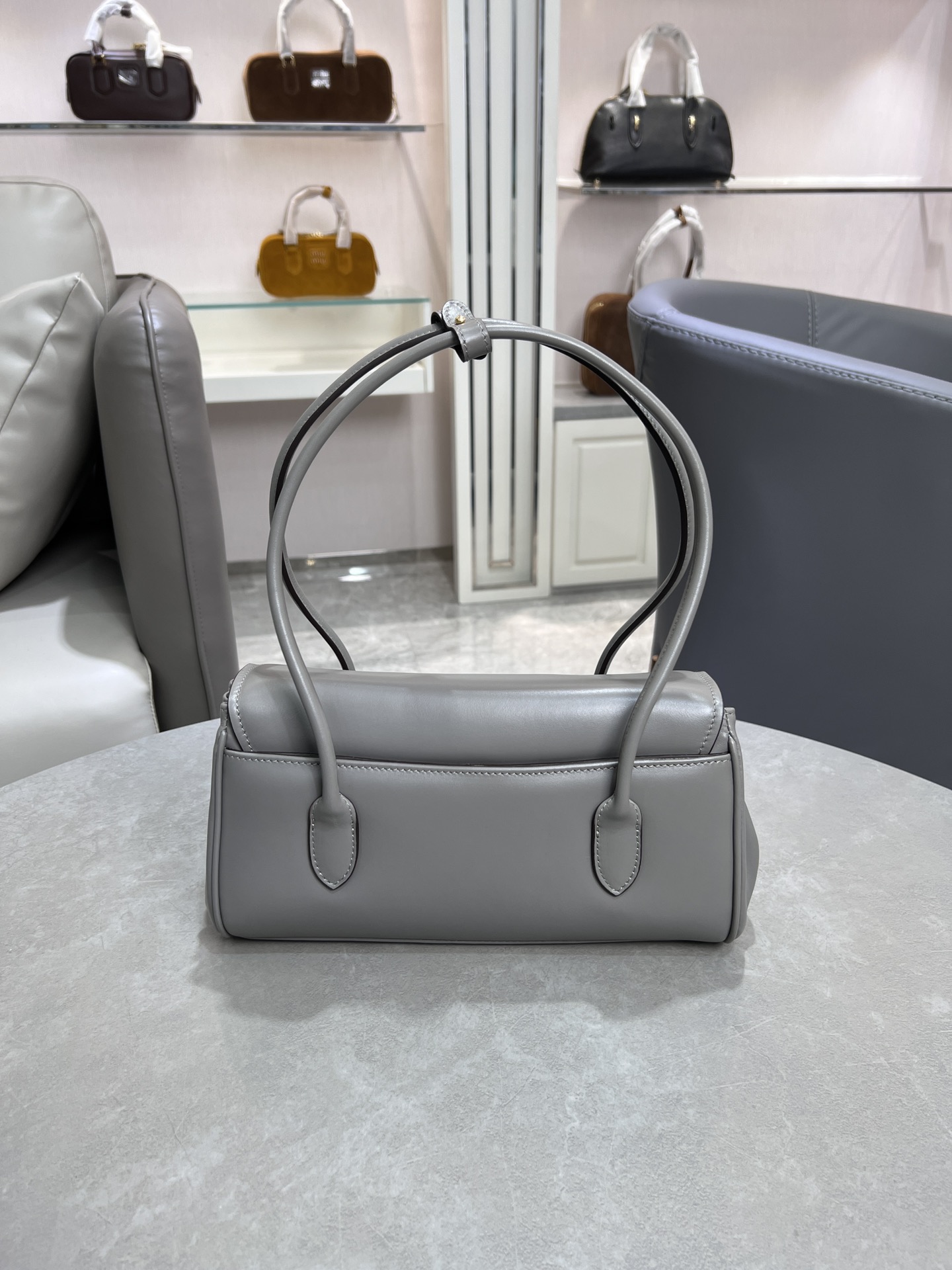 Picture [2]-P1720 fall and winter baguette long handle bag ~ Size: W28 × H16 × D8cm No.: 5BB265-High-fashion bags