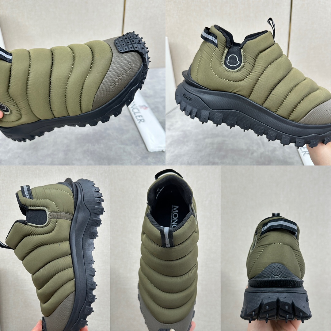 图片[9]-Moncler 此款套穿式运动鞋的灵感源自品牌DNA加衬元素源自经典外套的设计 采用功能性织物面料制成 橡胶鞋底使运动鞋适应任何地形    为鞋履赋予出色抓地力  具有舒适防滑性能 Trailgrip运动鞋专为在户外运动时常伴左右而设计提供舒适与稳定性易于清洗的 OrthoLite®鞋垫增强了鞋履的通透性并提供缓冲轻盈灵活配备EVA中底倍添灵活性与轻盈性中底和鞋底面之间含碳纤维  增强缓冲和回弹力  TPU尾翼鞋底高性能Vibram® Megagrip复合橡胶鞋底与鞋底面适用于任何地形设有鞋底面   鞋底高度约4.5厘米     Trailgrip男士运动鞋适用于跑步、徒步和户外漫步舒适性能进一步升级为您提供保护和轻盈的穿着体验 配原盒包装+防尘袋发售！ 四色可选！标准皮鞋码数：39～44#     （38.45🉑定做）  P¥840-高仿包包