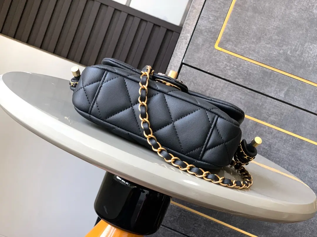 图片[4]-Chanel 小號 GJML 25C 早春系列  cf 编织绳结手挽包 小羊皮配金色金属 精致手柄编织设计 经典链条 风格简约而不简单 造型精致又优雅呈现出高贵千金感 简直绝美哇尺寸：10.5×18×7cm-高仿包包
