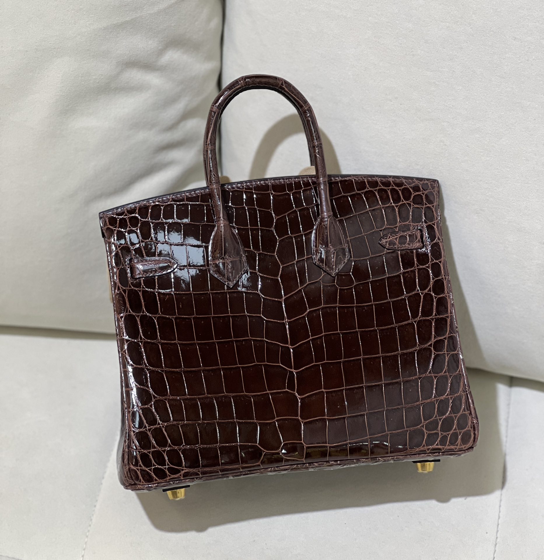 Picture [3]-New Nile high gloss bk25 Havana color gold buckle color glossy first-class extreme [color]-High-fashion bags