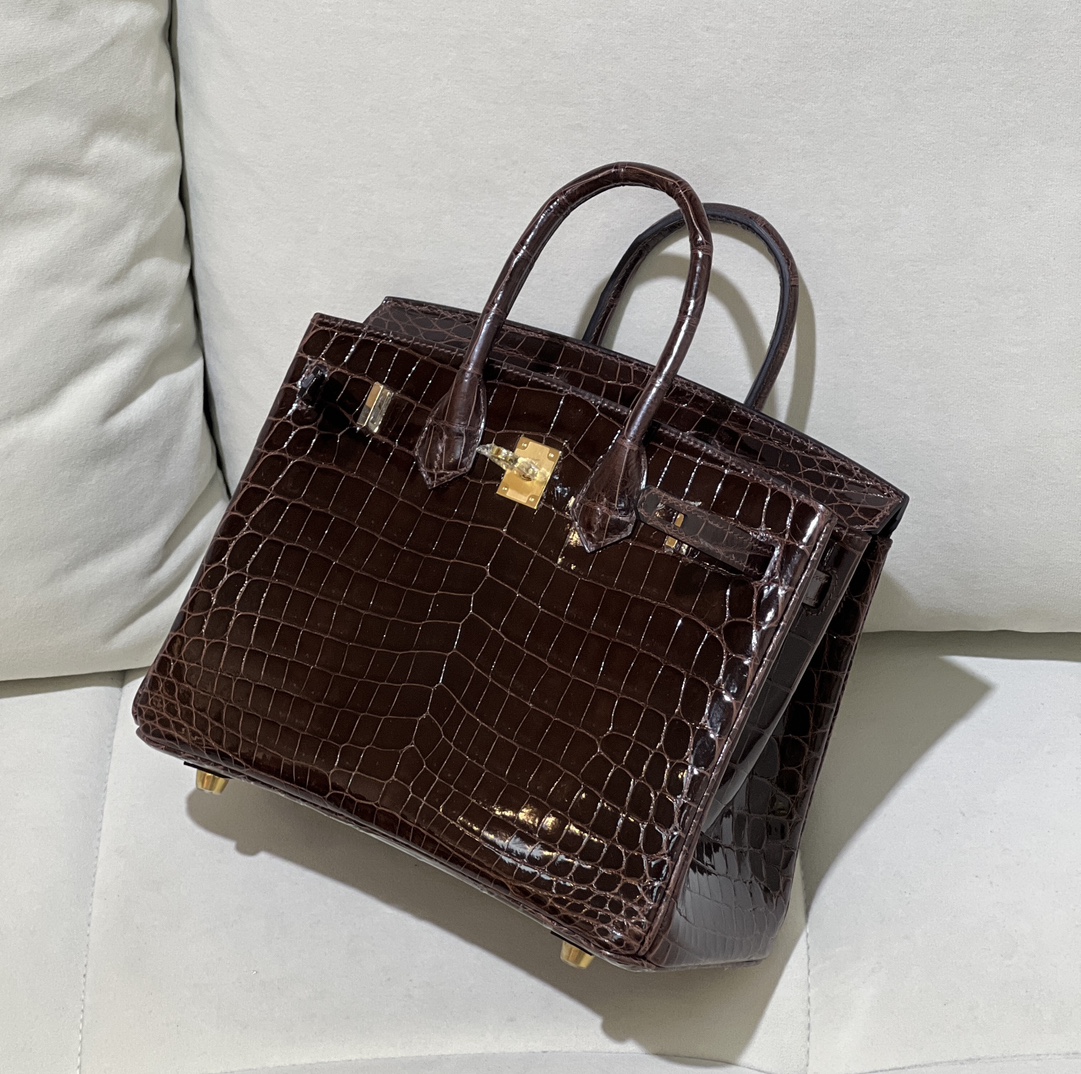 Picture [5]-New Nile high gloss bk25 Havana color gold buckle color glossy first-class extreme [color]-High-fashion bags