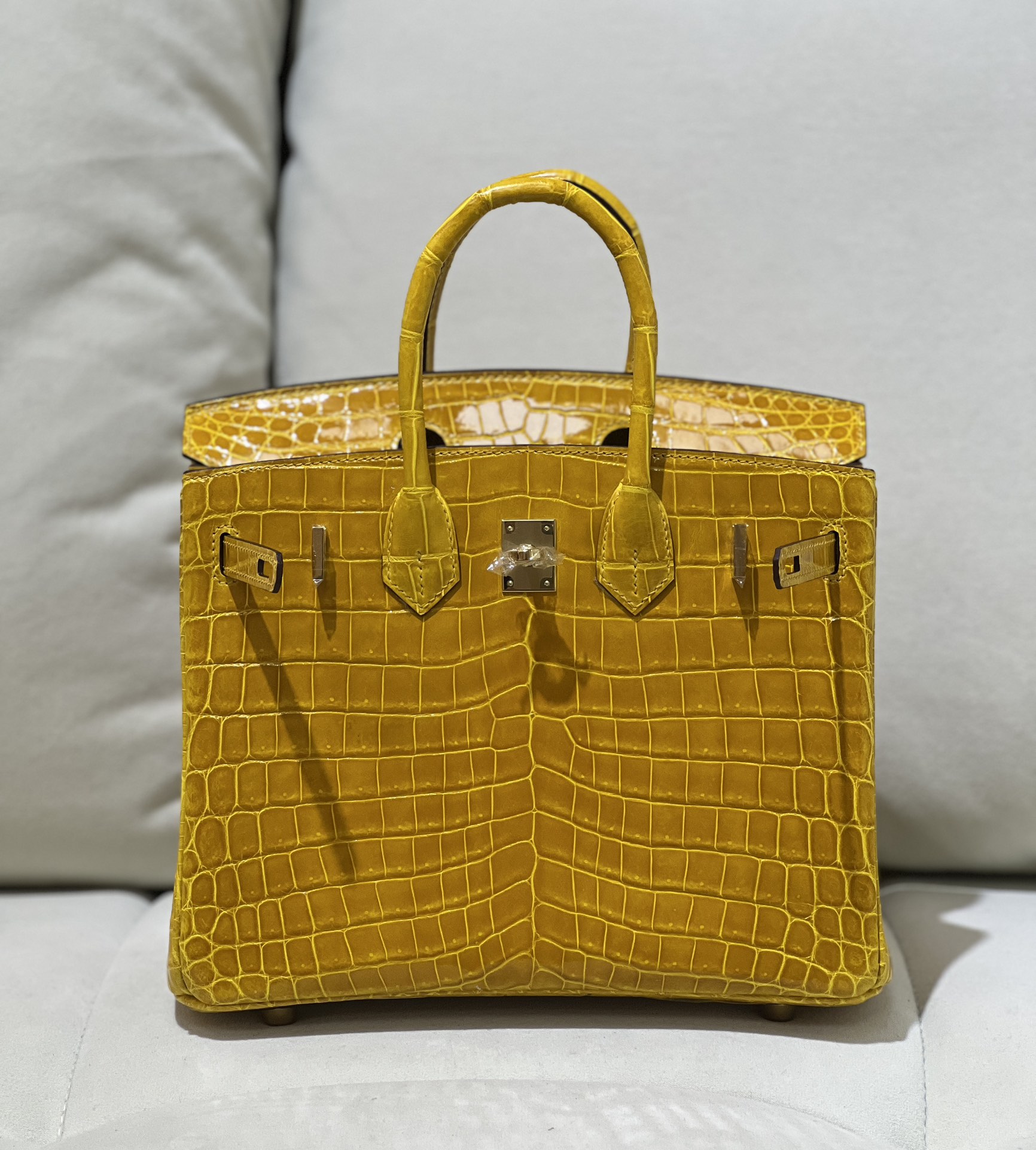 图片[7]-Birkin 25cm 尼罗高光琥珀黄 金扣
色泽光感一级 极品[色]-高仿包包