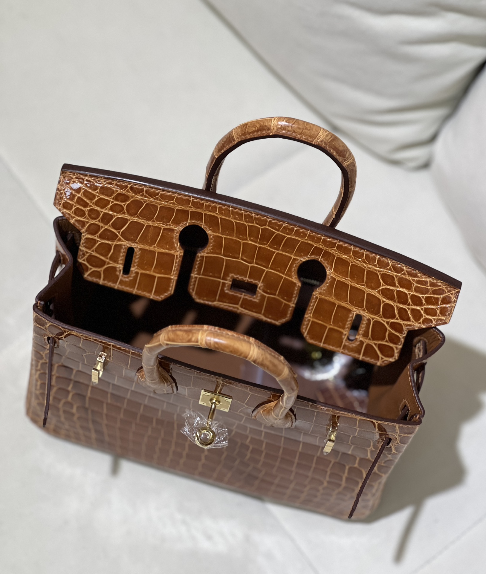 图片[10]-Birkin 25cm 尼罗高光 金棕金扣-高仿包包