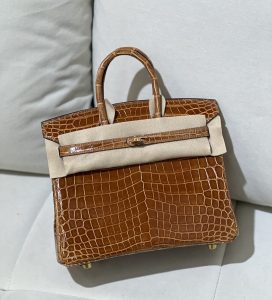 Birkin 25cm 尼罗高光 金棕金扣-高仿包包