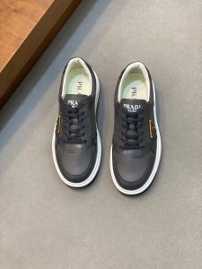 Image[1]-P880 PRADA Prada -High-end quality 🔍🔍🔍🔍 Casual sneaker boardshorts- Upper: 🔝 nappa calf leather, open-edge beaded calf leather, branded metal fasteners on the body of the shoe, injected brand logo on the tongue- Inside: water-dyed cowhide leather- Outsole: Ultra-light TPU foam - rubber; two-color molding outsole - ultra-high quality control - fine workmanship: highlight (high-end - noble - grade) - Size : 38-44 (45 can be customized) - high quality replica handbags