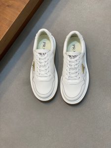 Image[1]-P880 PRADA Prada -High-end quality 🔍🔍🔍🔍 Casual sneaker boardshorts- Upper: 🔝 nappa calf leather, open-edge beaded calf leather, branded metal fasteners on the body of the shoe, injected brand logo on the tongue- Inside: water-dyed cowhide leather- Outsole: Ultra-light TPU foam - rubber; two-color molding outsole - ultra-high quality control - fine workmanship: highlight (high-end - noble - grade) - Size : 38-44 (45 can be customized) - high quality replica handbags