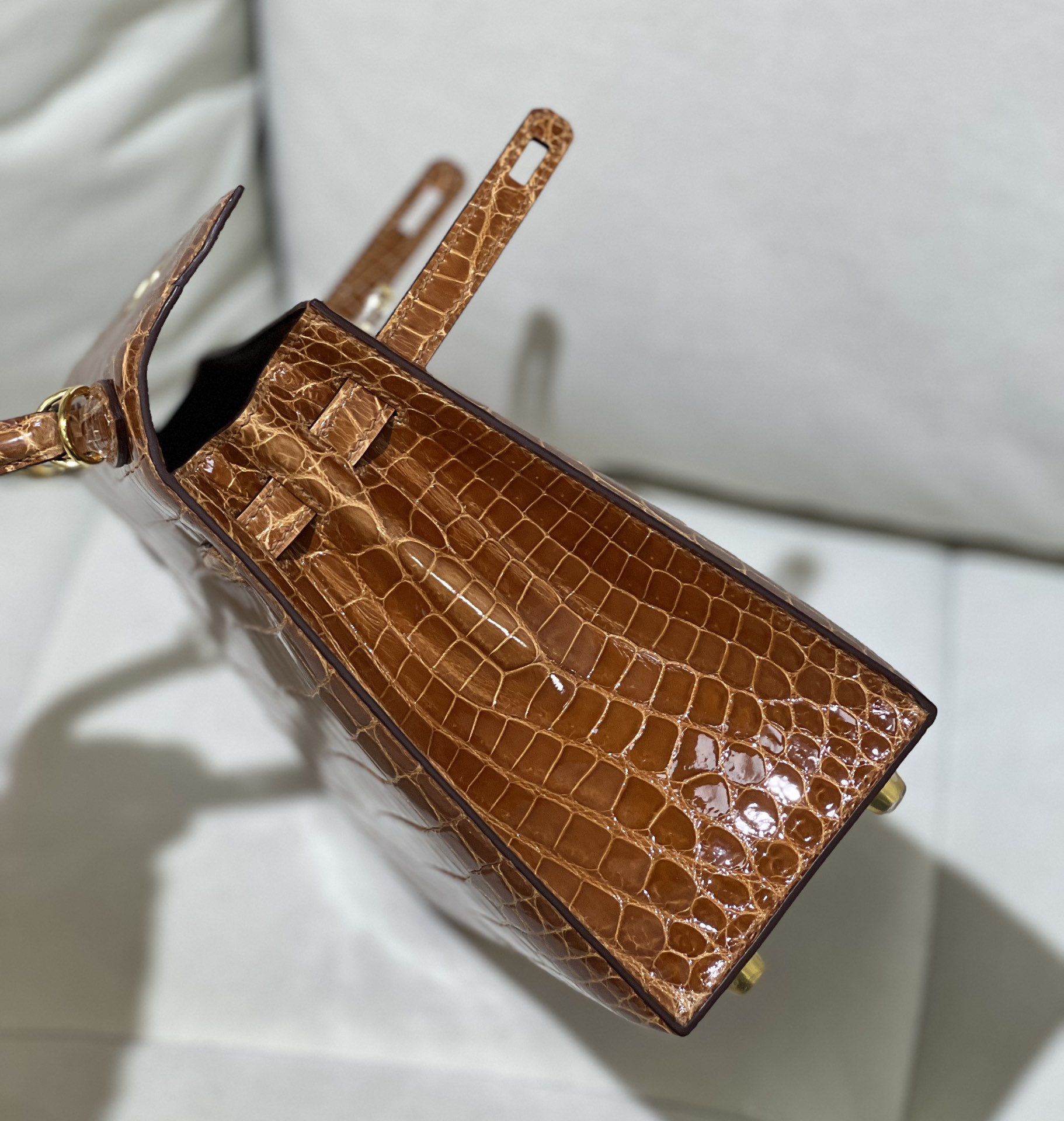 图片[7]-Kelly 25 尼罗高光金棕金扣美拉德🍂-高仿包包