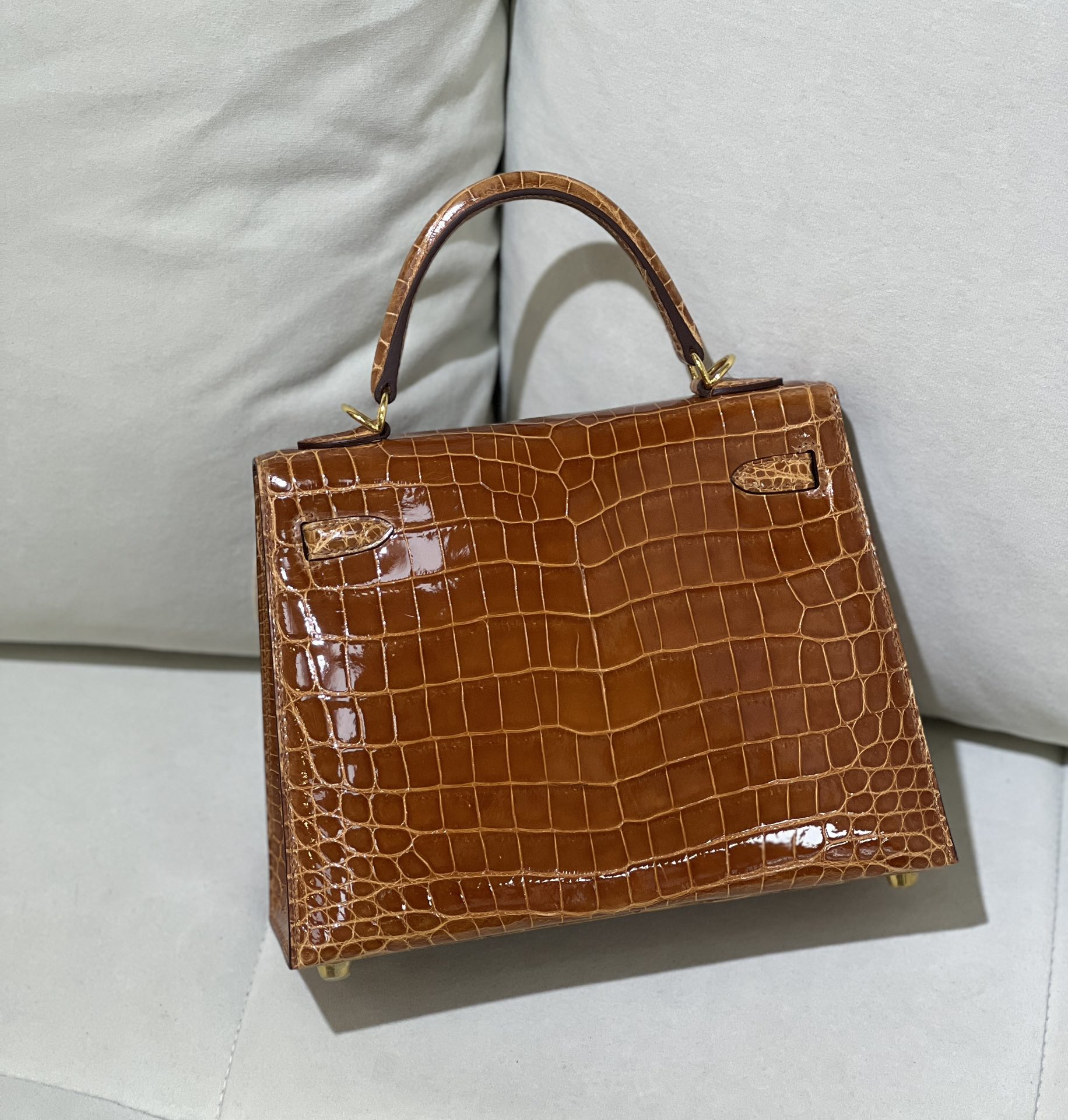 图片[2]-Kelly 25 尼罗高光金棕金扣美拉德🍂-高仿包包